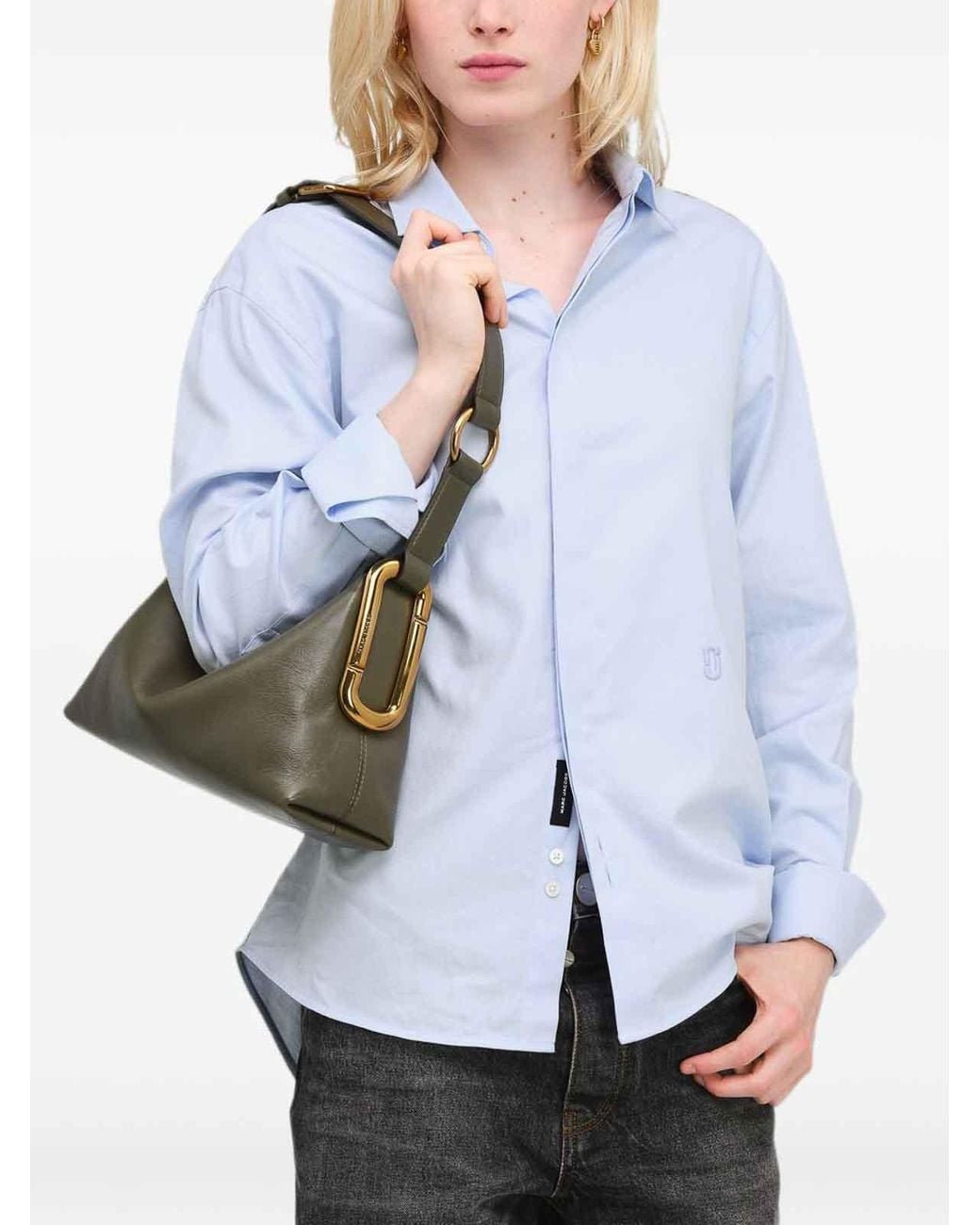 Marc Jacobs Gray Leather Bag