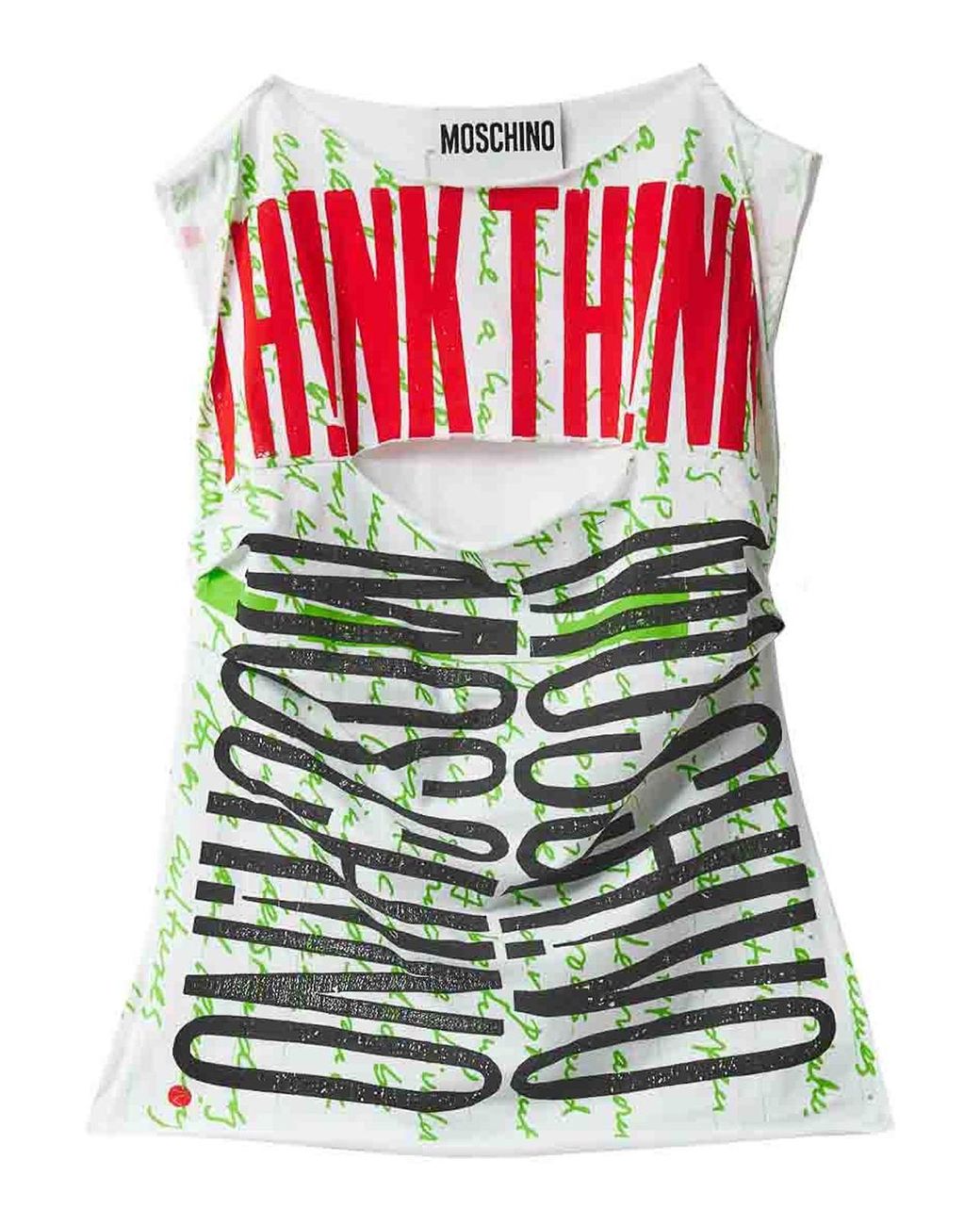 Moschino Green Th!Nk Top