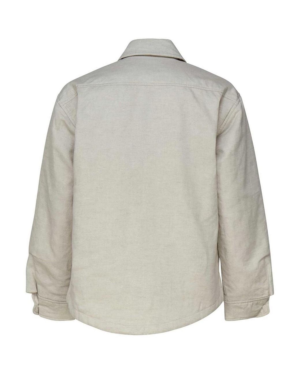 Jacquemus Natural Boulanger Puffed Overshirt, Long Sleeves, 100% Viscose for men