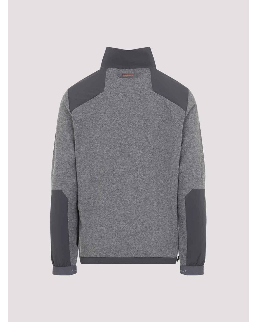 Sease Gray Zipped Skipper Jacket for men