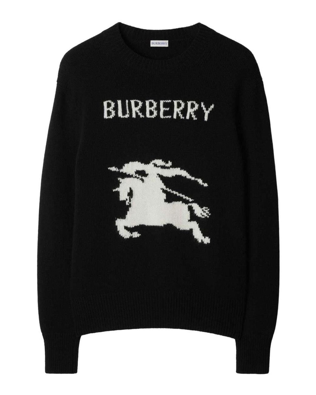 Burberry Black Wool Cashmere Sweater Ekd for men