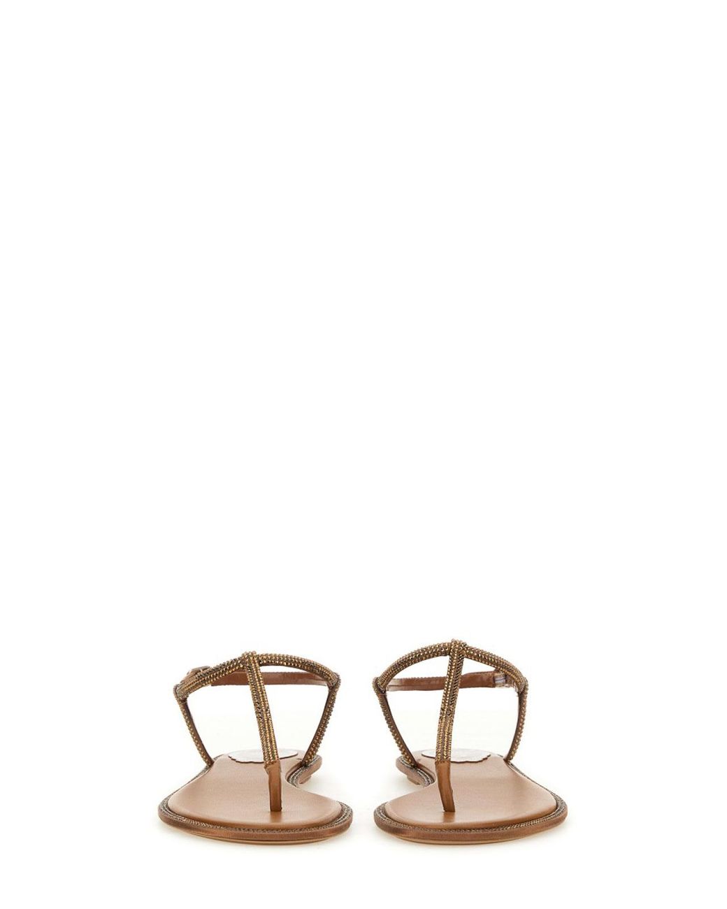 Rene Caovilla Brown Sandals