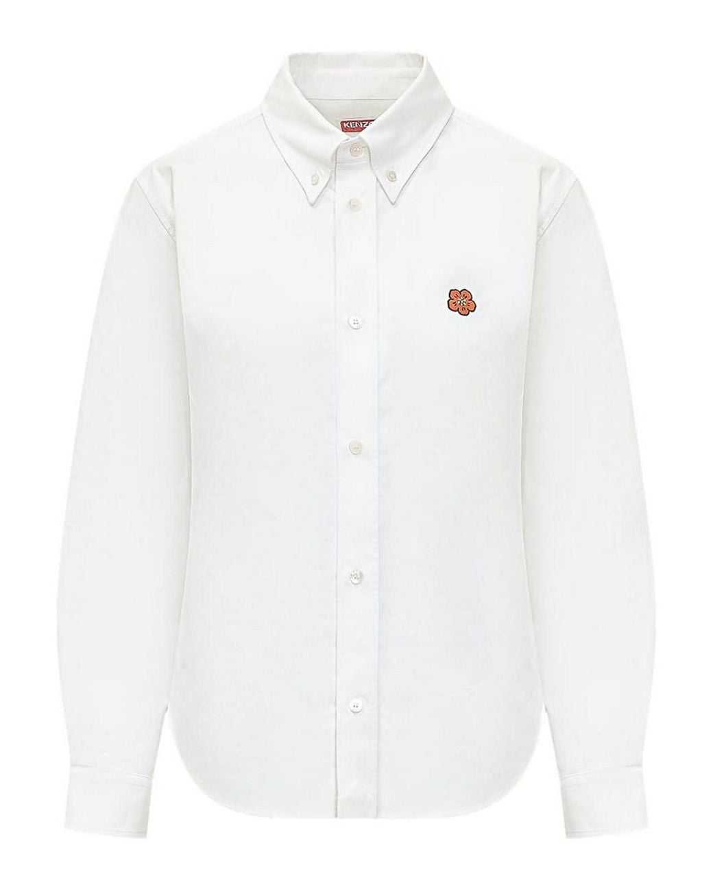 KENZO White Fitted Shirt