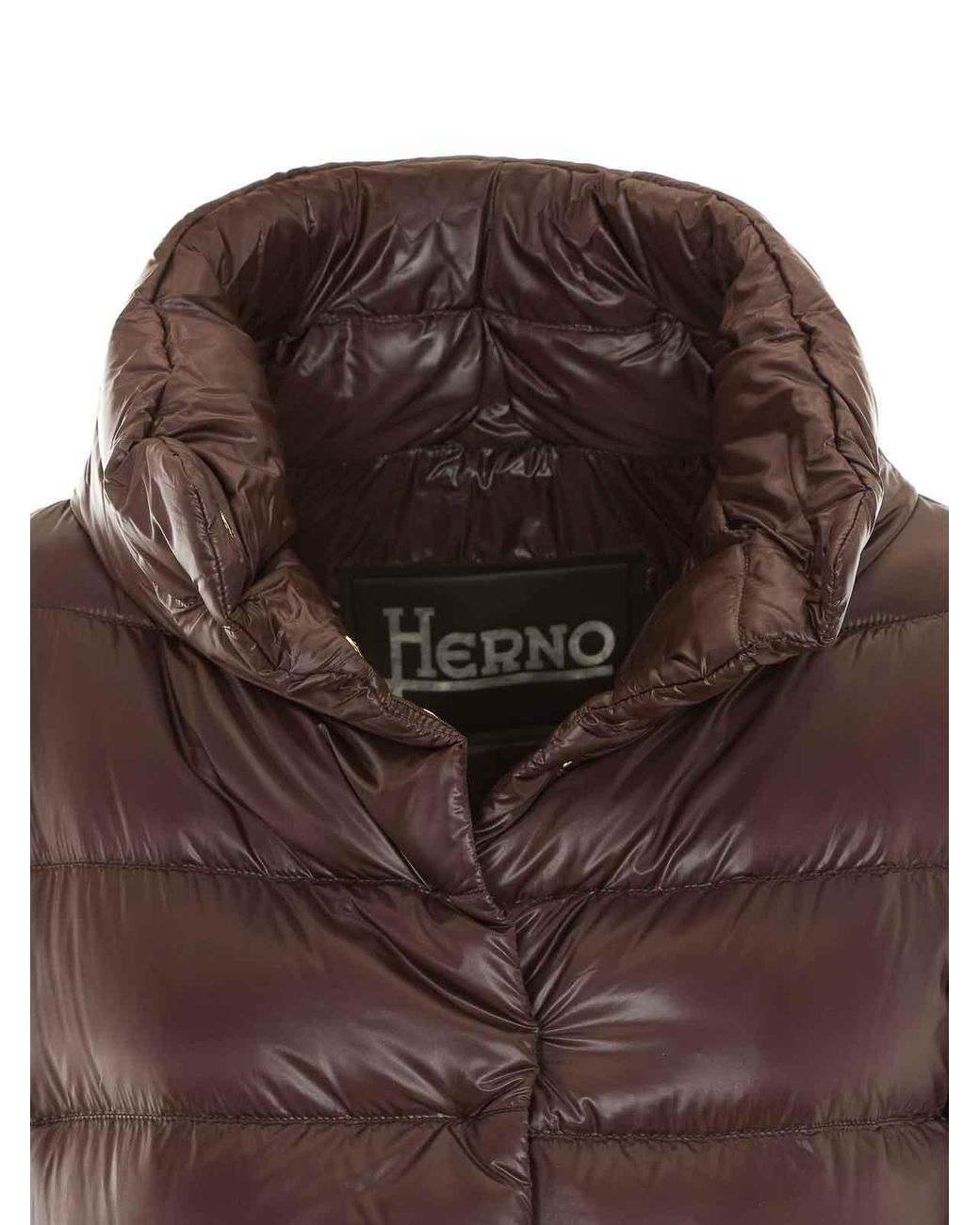 Herno Brown Fondant Light Down Jacket