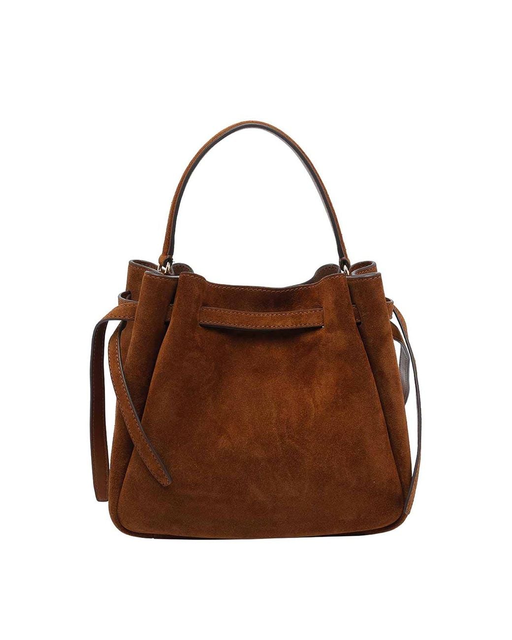 Tory Burch Brown Romy Suede Bucket Bag