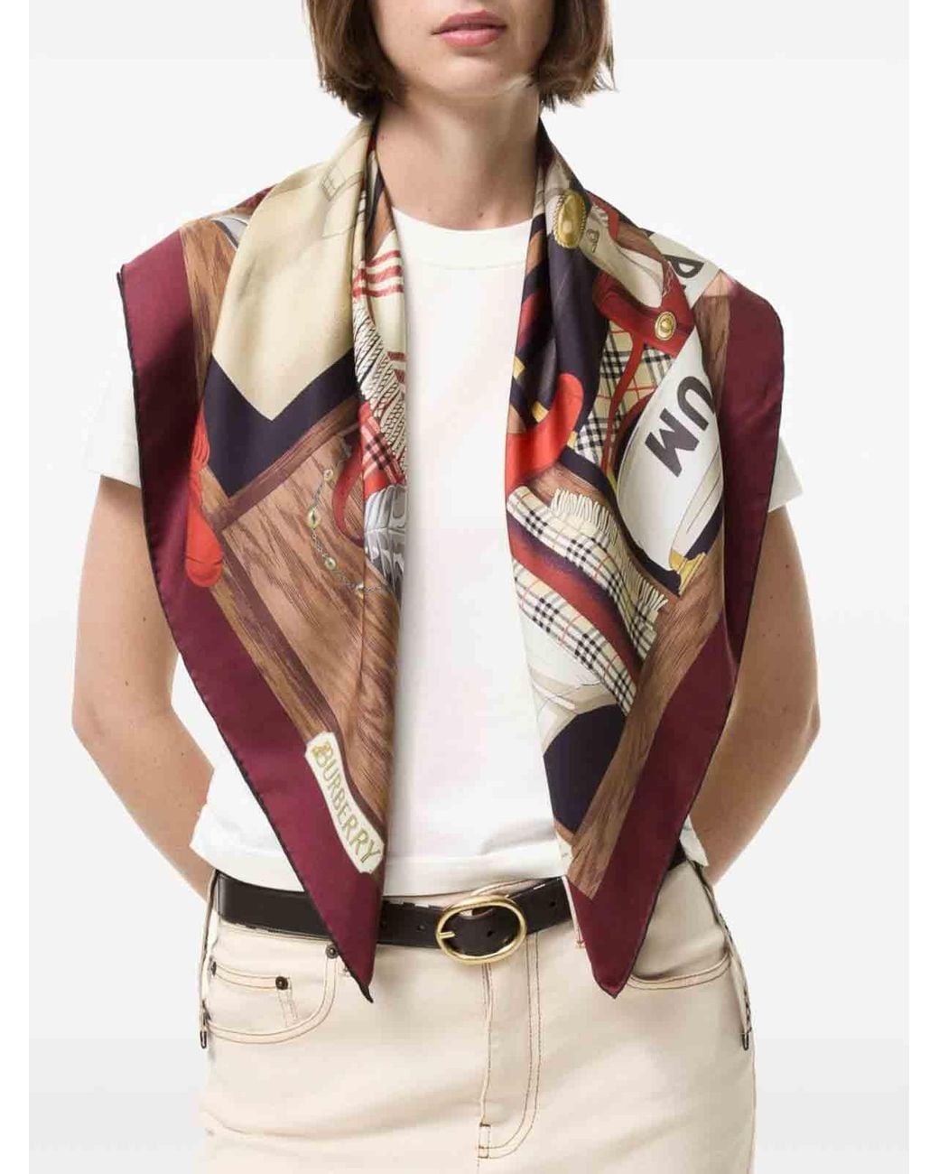 Sciarpa di Burberry in Multicolor da Uomo