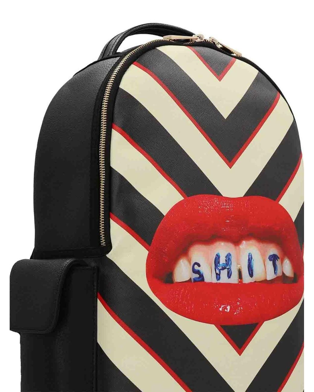 Seletti Gray Regimeenta Shit Seenta X Toiletpaper Backpack