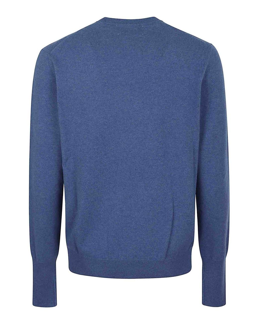 Ballantyne Blue Round Neck Pullover for men