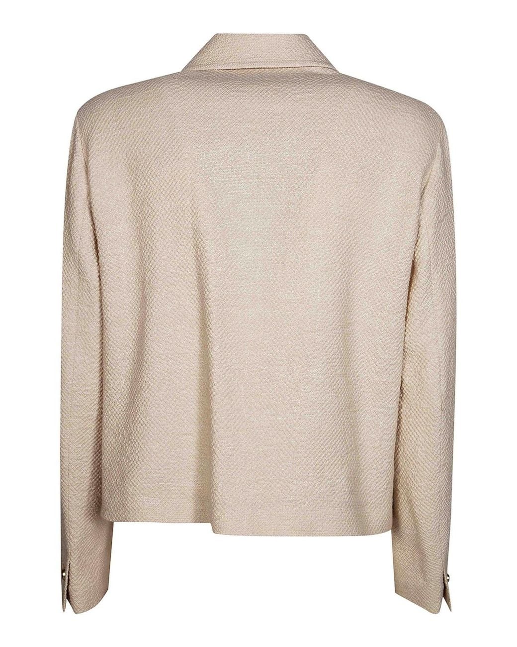 Circolo 1901 Natural Chanel Operated Jacket