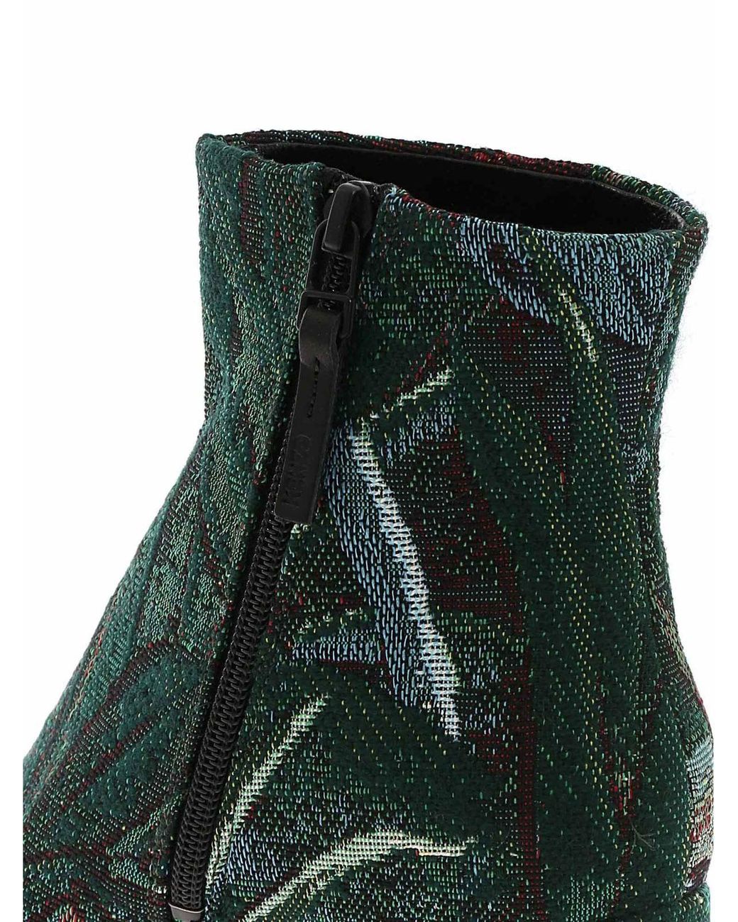 KENZO Green Daria Ankle Boots