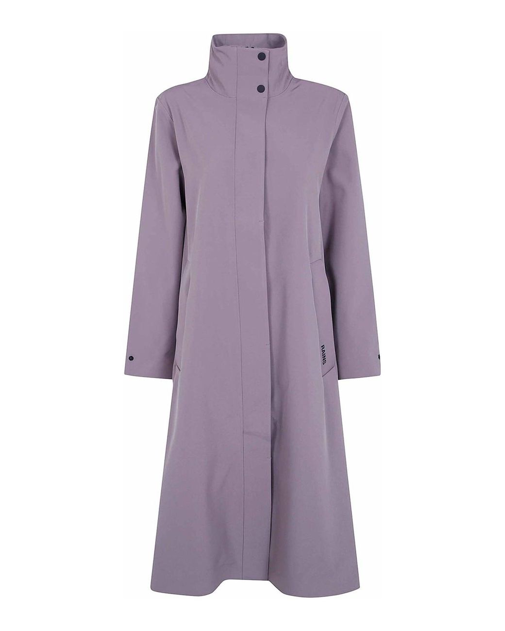Rains Purple Suva Softshell A Line Jacket