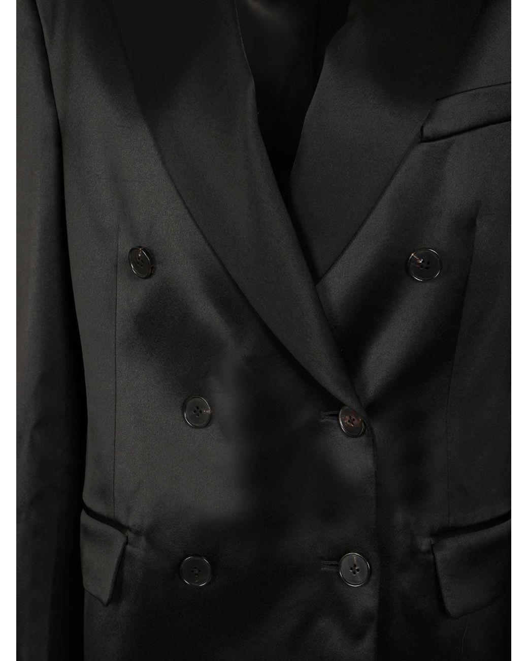 Filippa K Black Double-Breasted Blazer Jackets