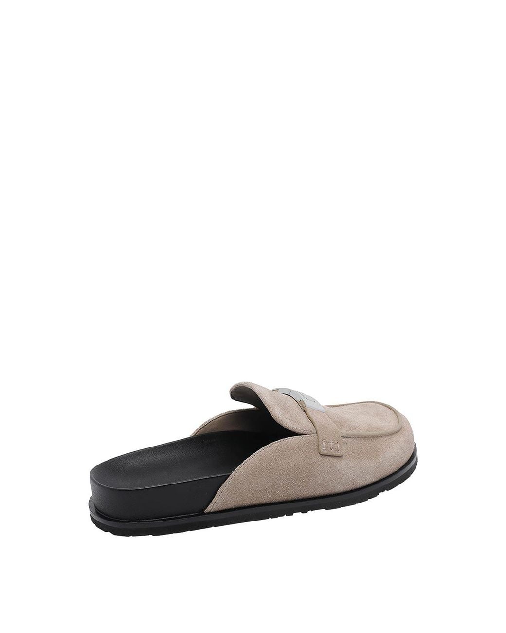 Tory Burch Gray Leelee Mules