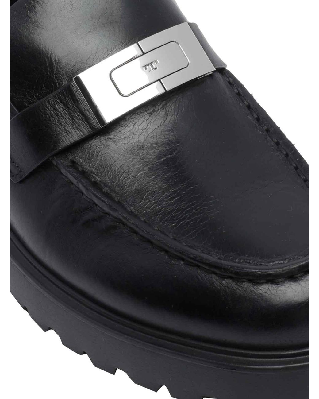Tory Burch Black Leelee Loafers