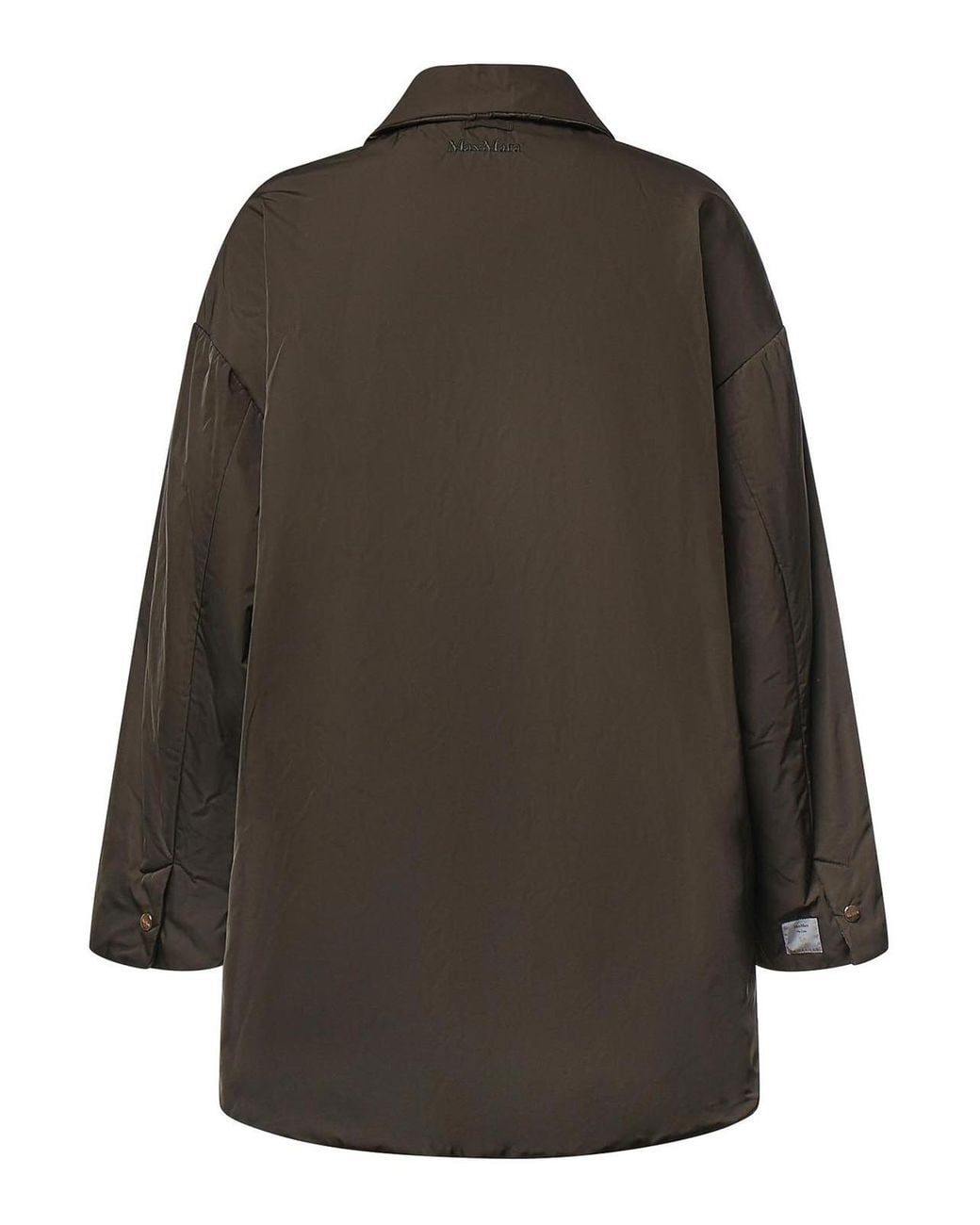 Max Mara Gray Reversible Padded Jacket