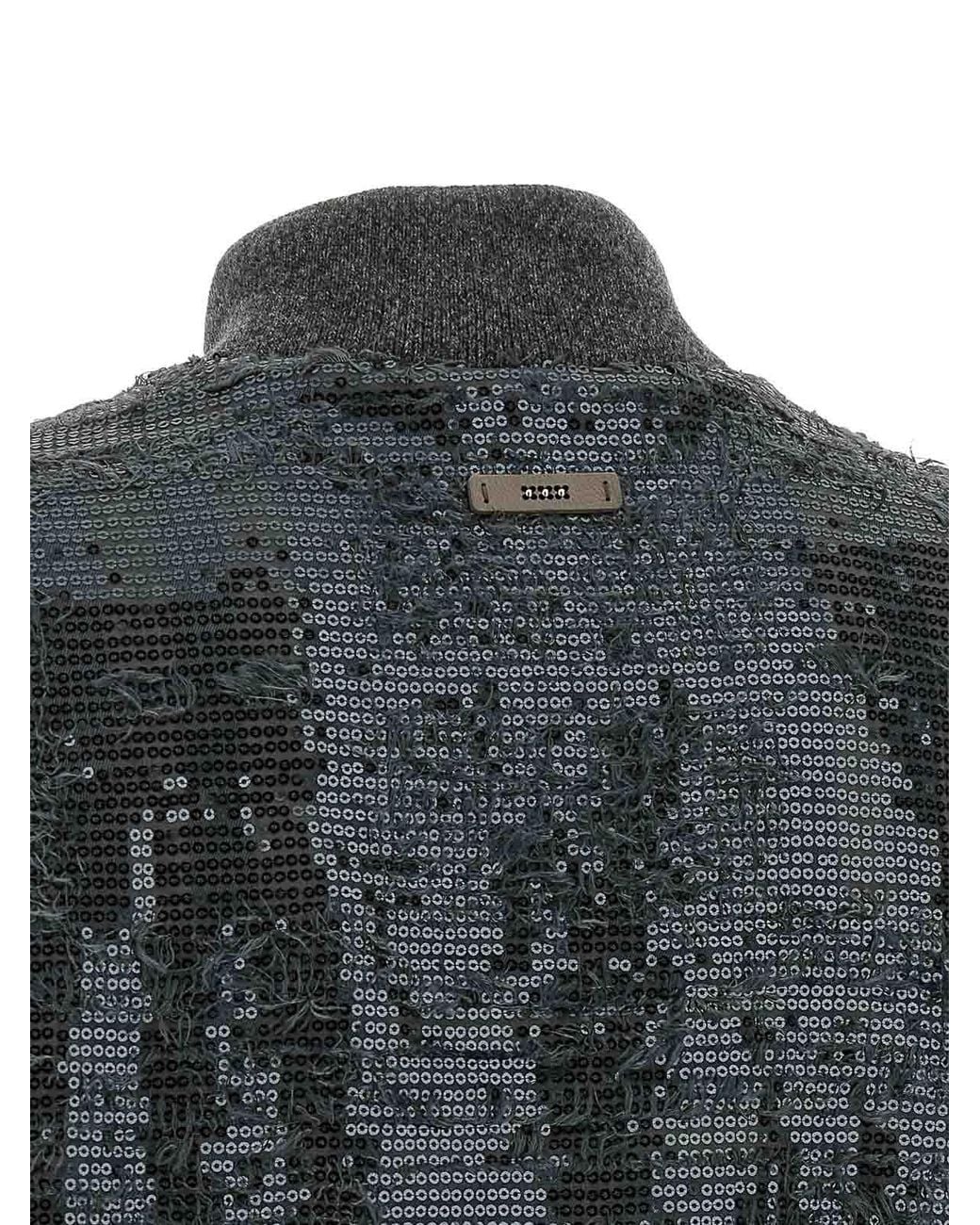 Peserico Black Sequin Vest