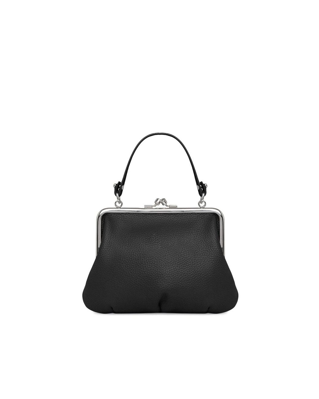 Vivienne Westwood Black Granny Frame Bag With Logo