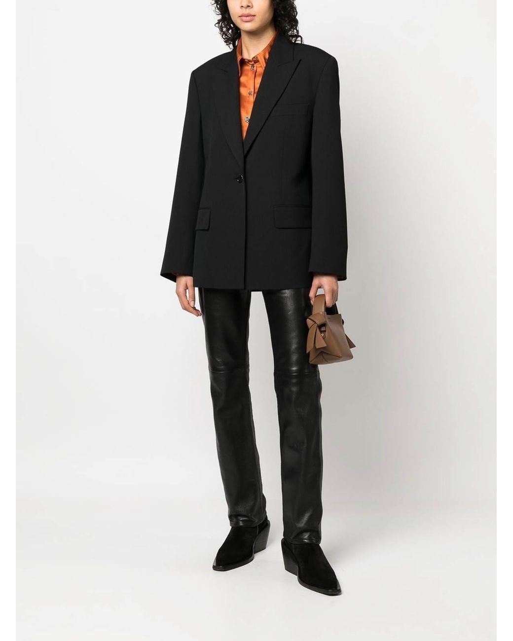 Blazer Acne de color Black