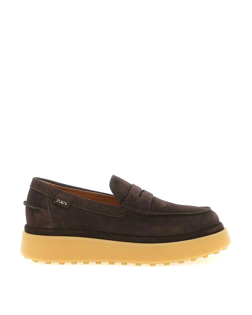 Tod's Brown Suede Loafers