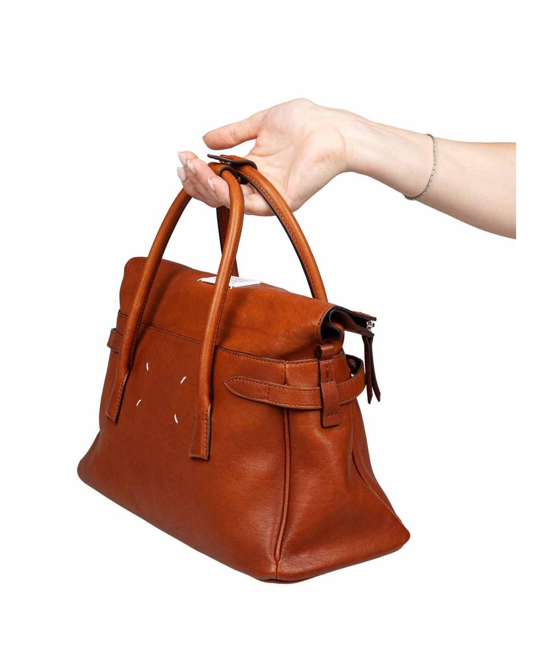 Maison Margiela Brown 5Ac Handbag