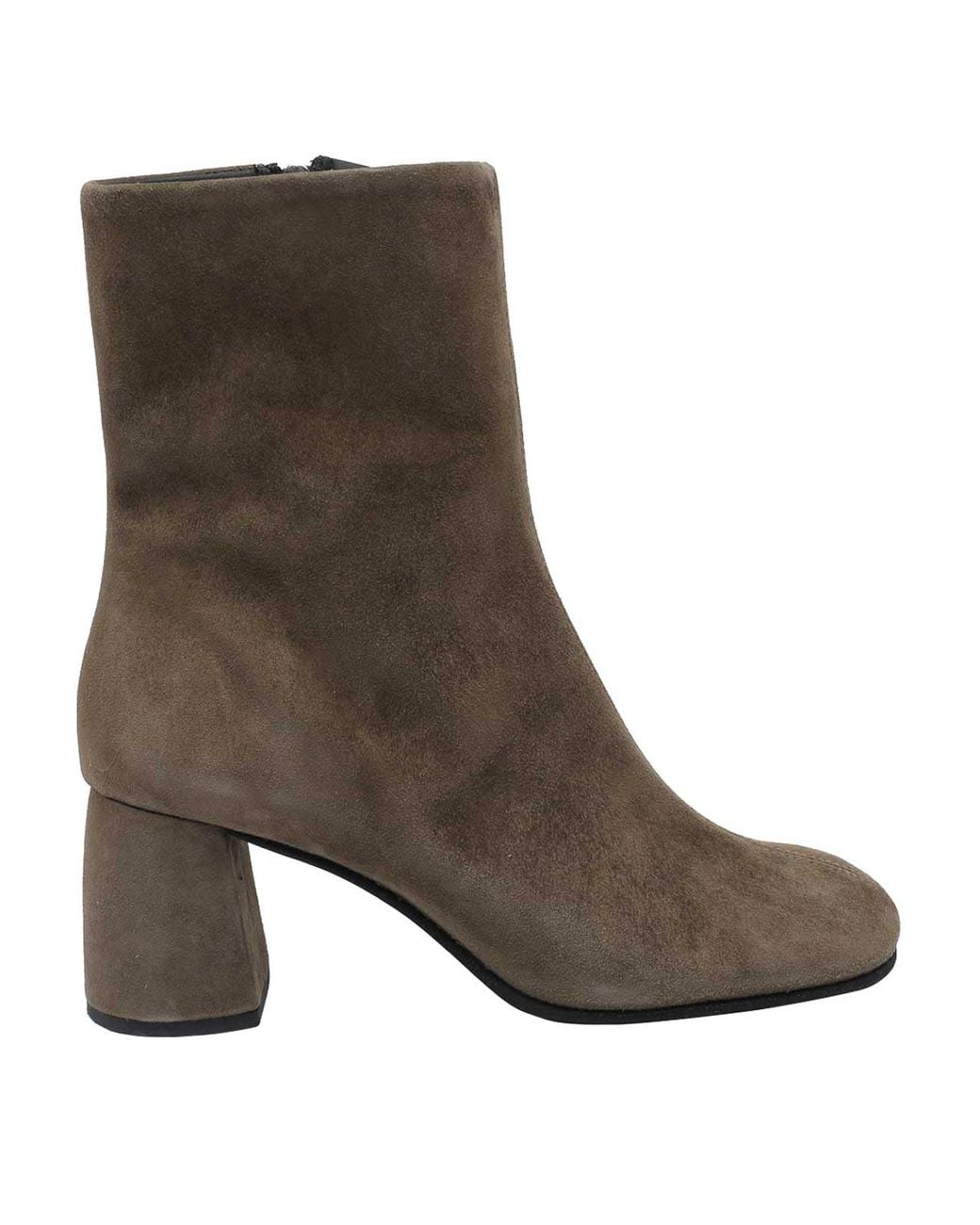 Poeve Brown Kaki Thea Booties