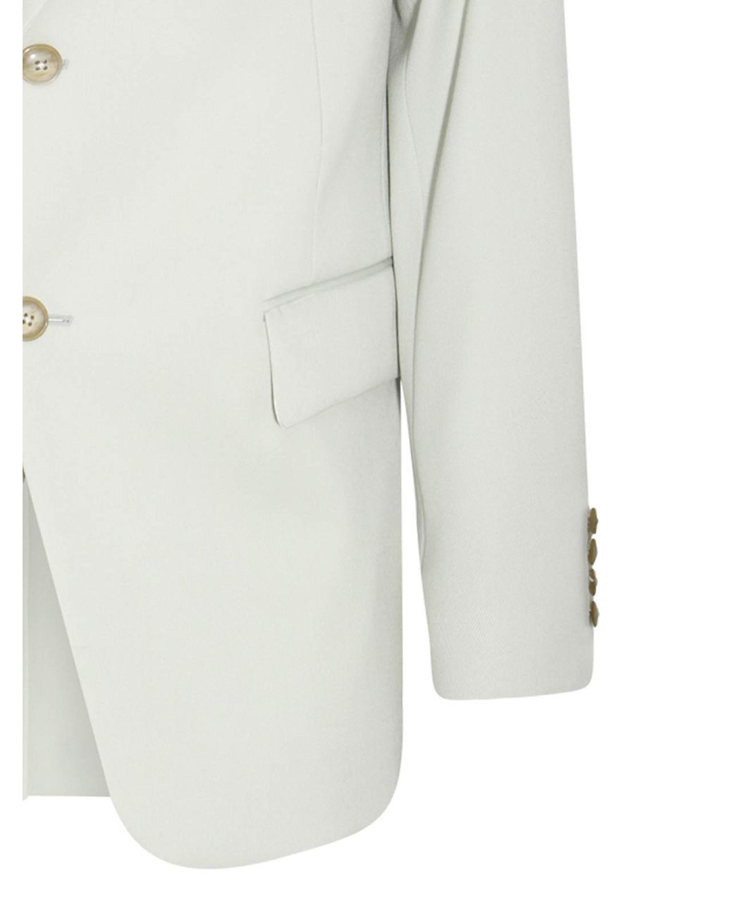 Lanvin White Sage Virgin Wool Blazer for men