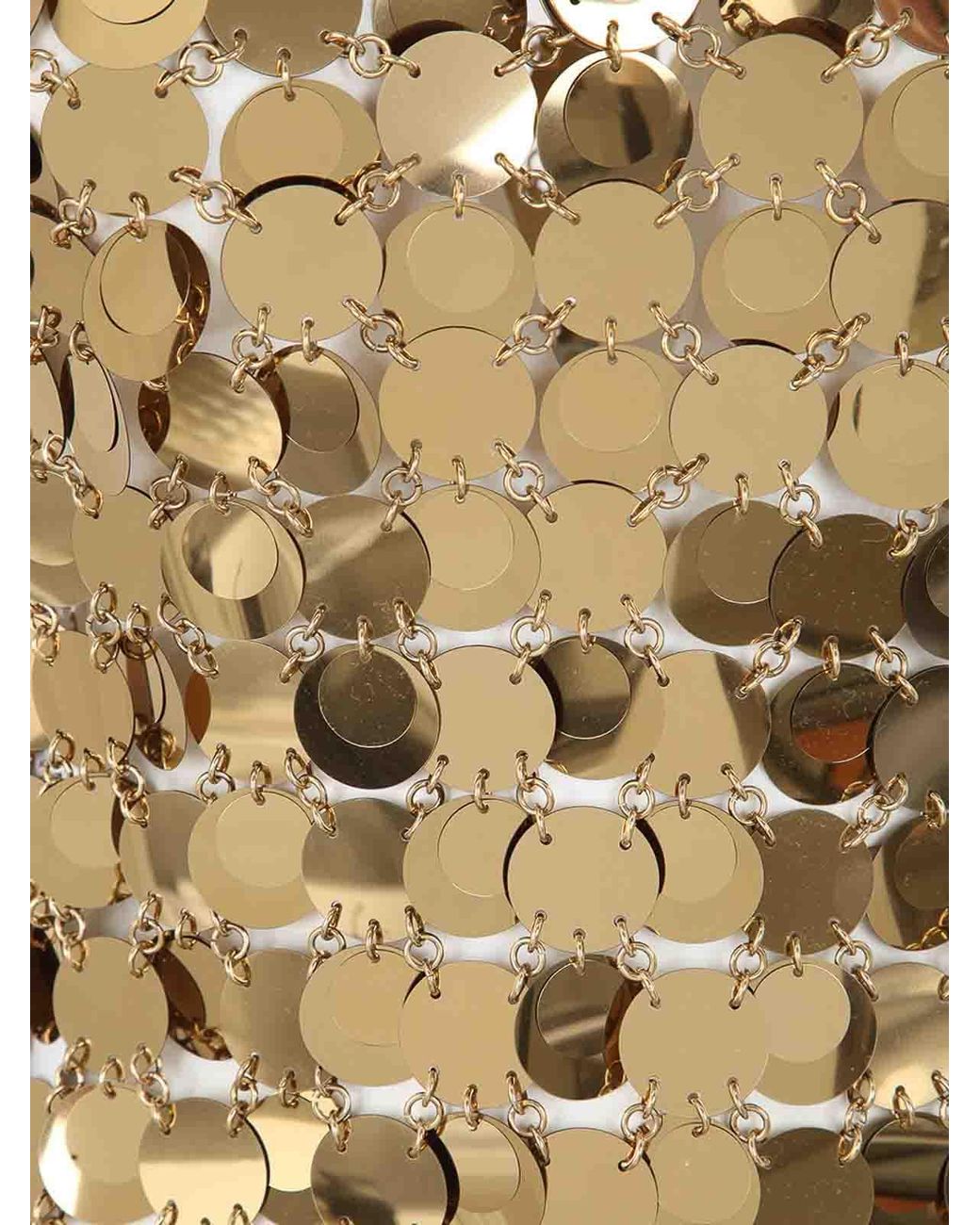 Rabanne Metallic Top Short Sleeve Sweater
