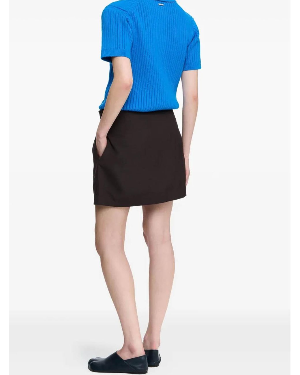 J.W. Anderson Brown Skirt With Logo