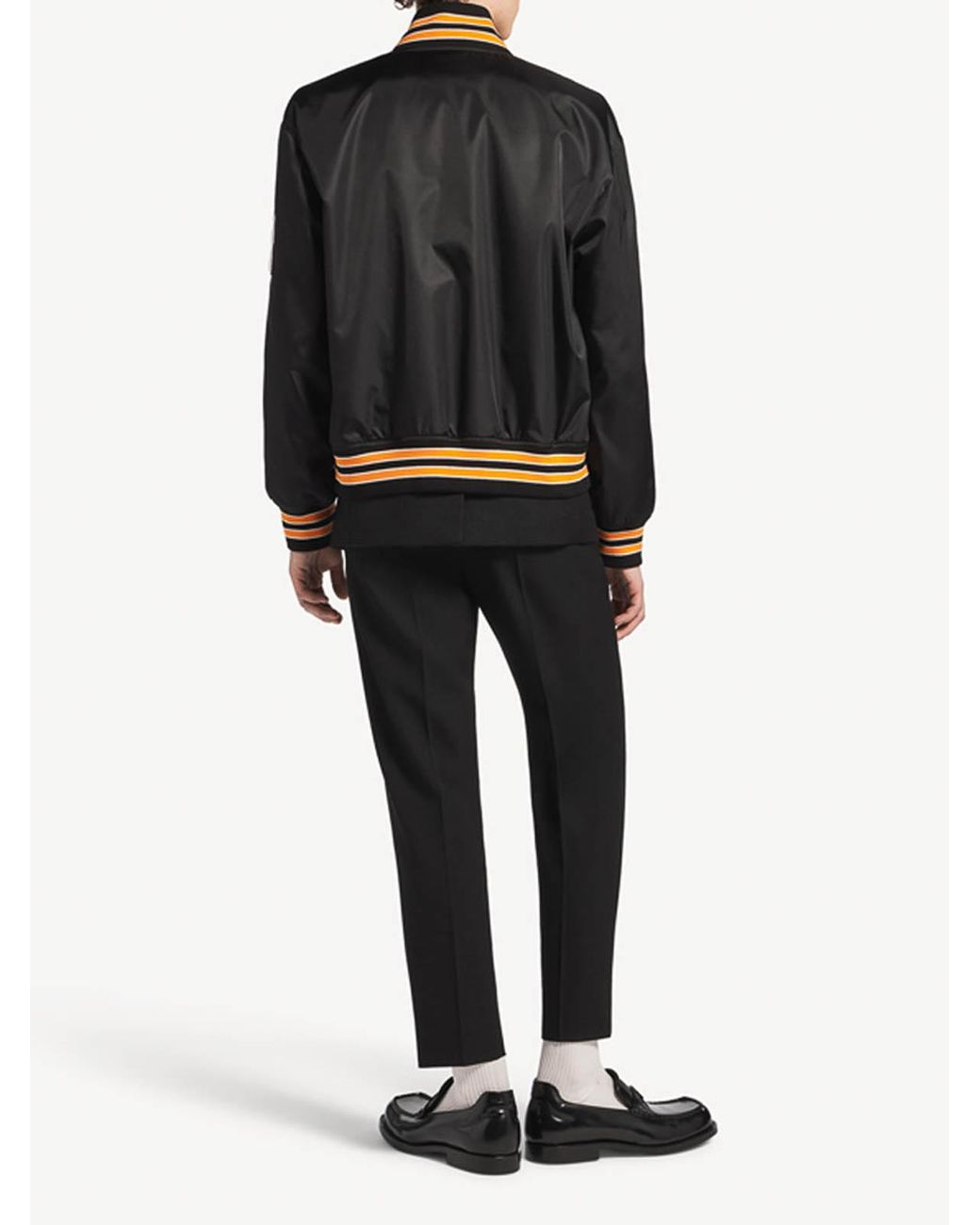 Balenciaga Black Varsity Jacket for men