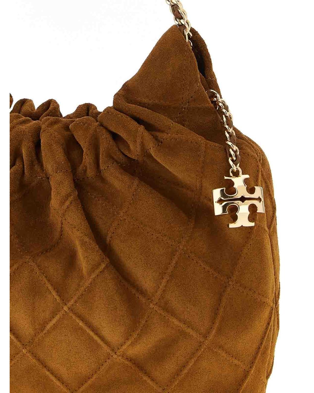 Tory Burch Brown Fleming Mini Handbag