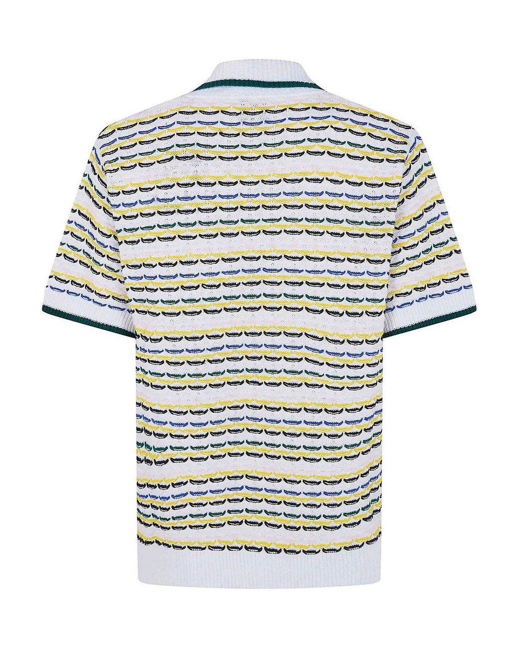 Casablanca White Tuck Stitch Shirt for men