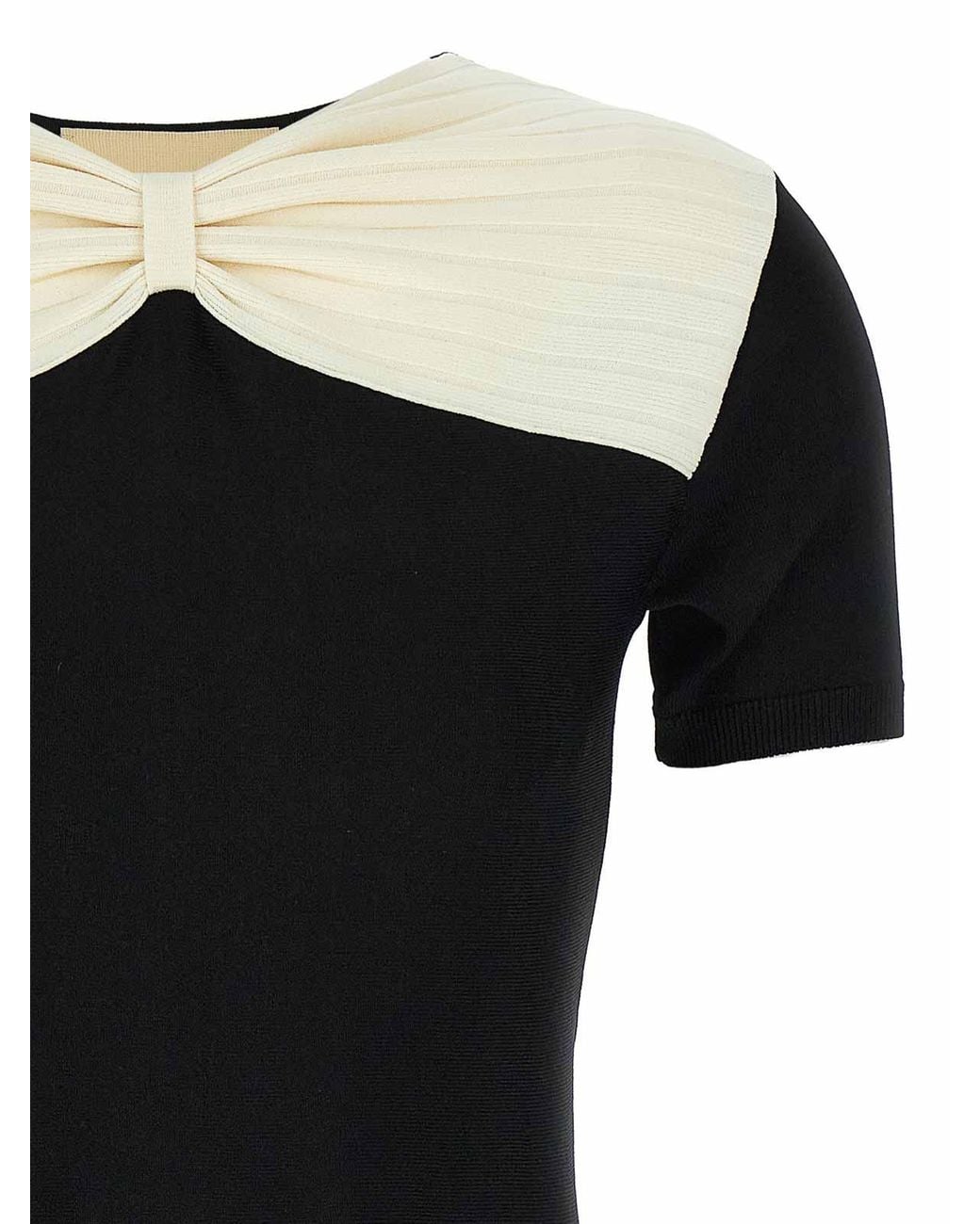 Valentino Garavani Black Bow Dress