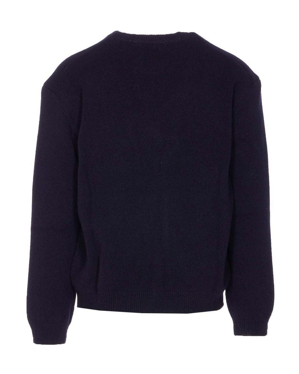 Maison Kitsuné Blue Fox Head Milano Sweater for men