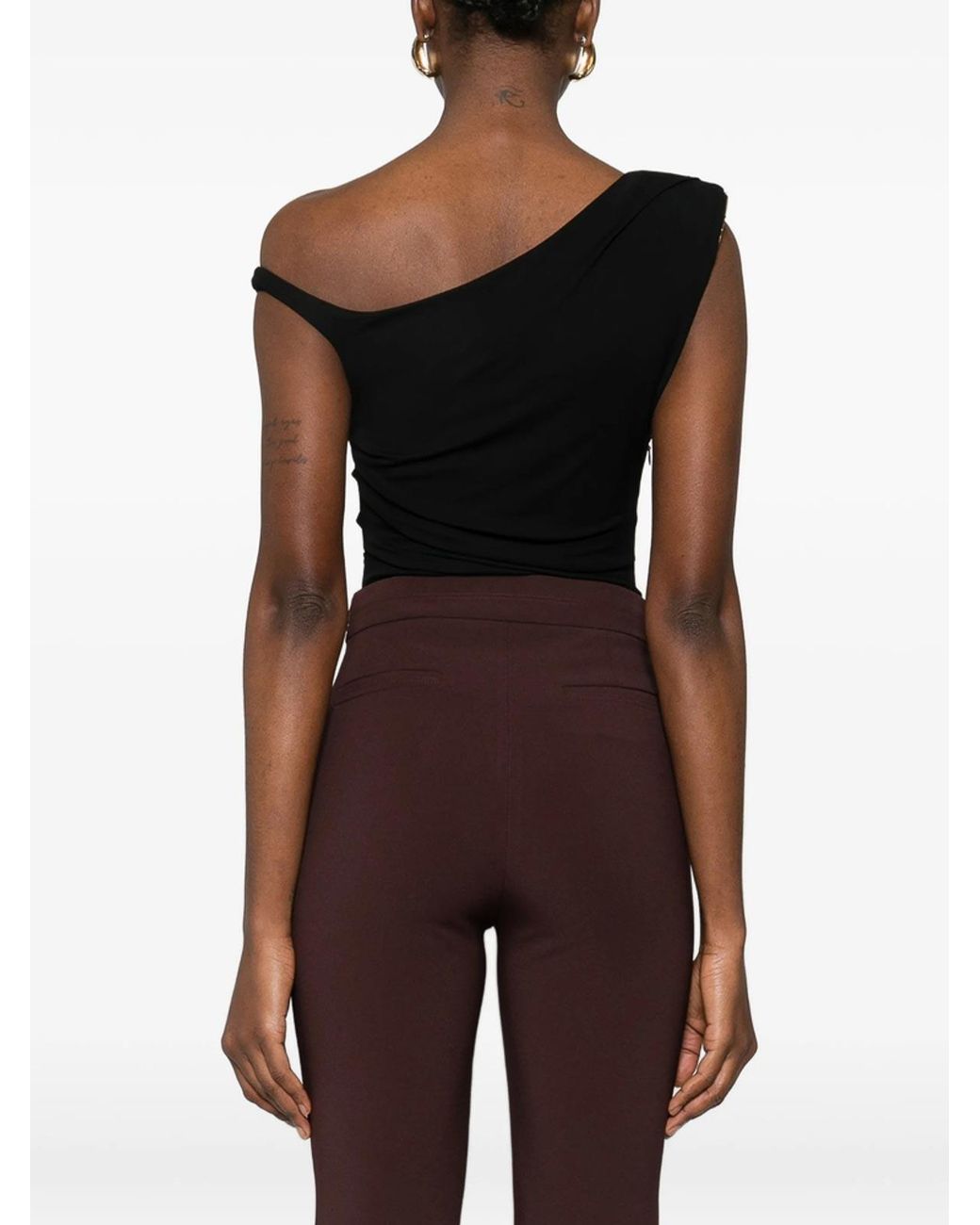 Elisabetta Franchi Black Bodysuit