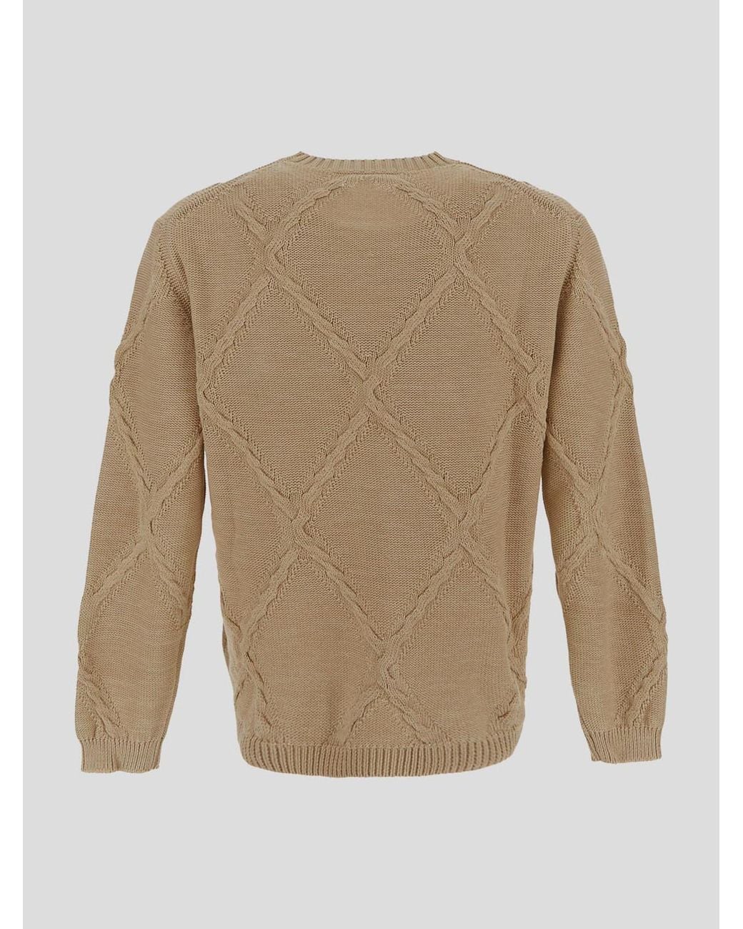 Ballantyne Natural Knitted Pullover for men