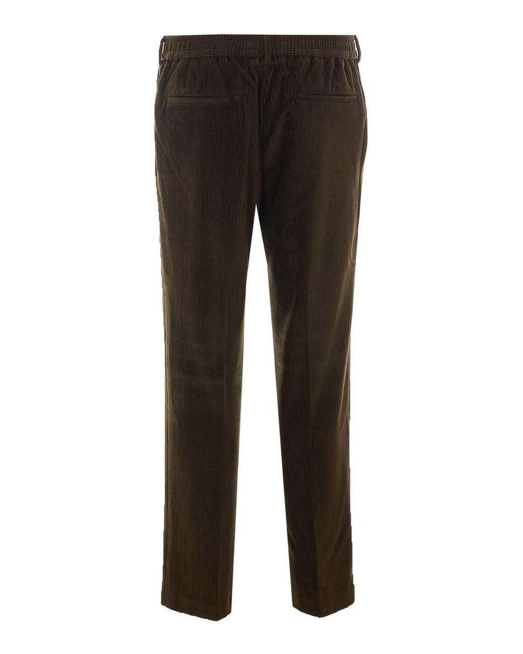 Circolo 1901 Black Velvet Pants for men
