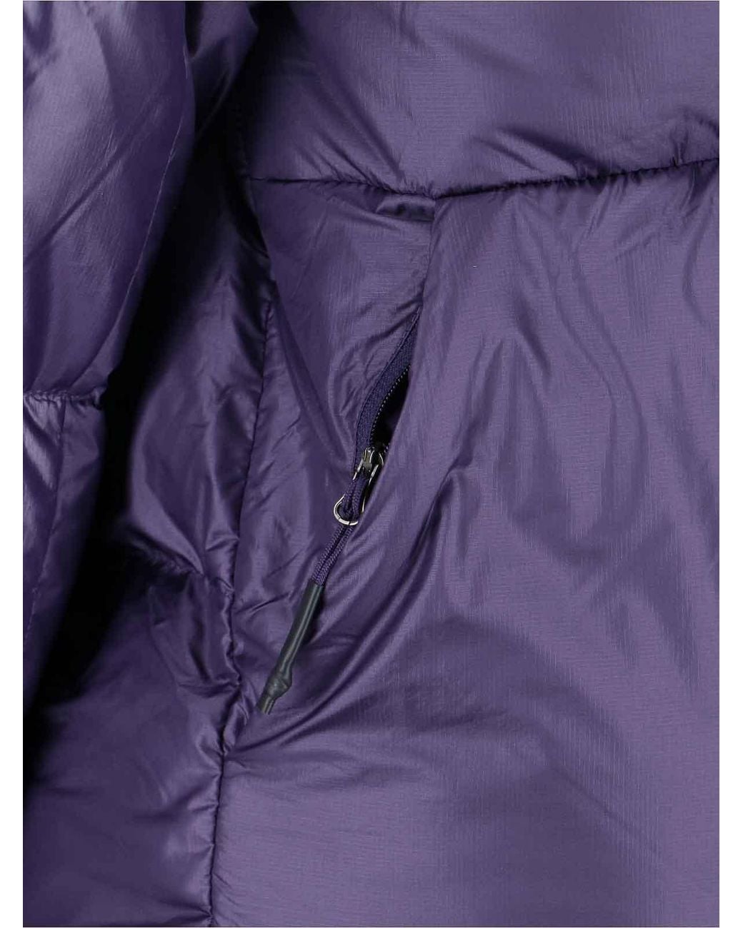 The North Face Purple Pertex Padded Down Jacket for men