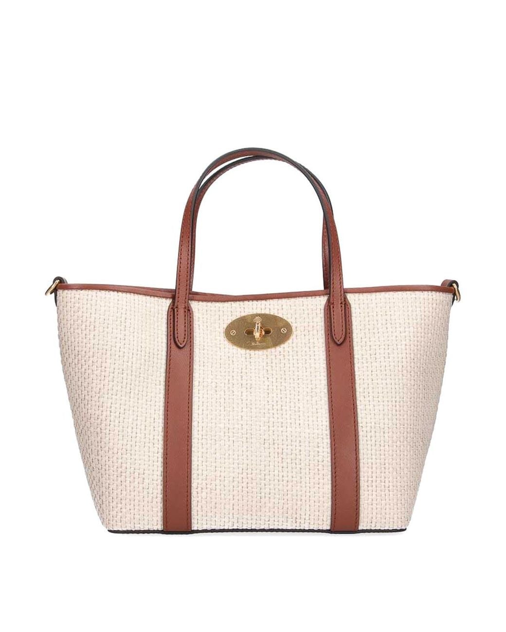 Mulberry White Mini Tote Bag