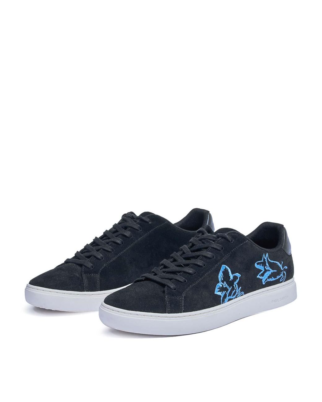 Paul Smith Blue Sneaker Rex Ricamo Fiori for men
