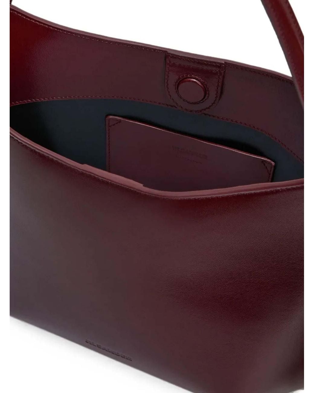 Jil Sander Purple Kante Shoulder Bag