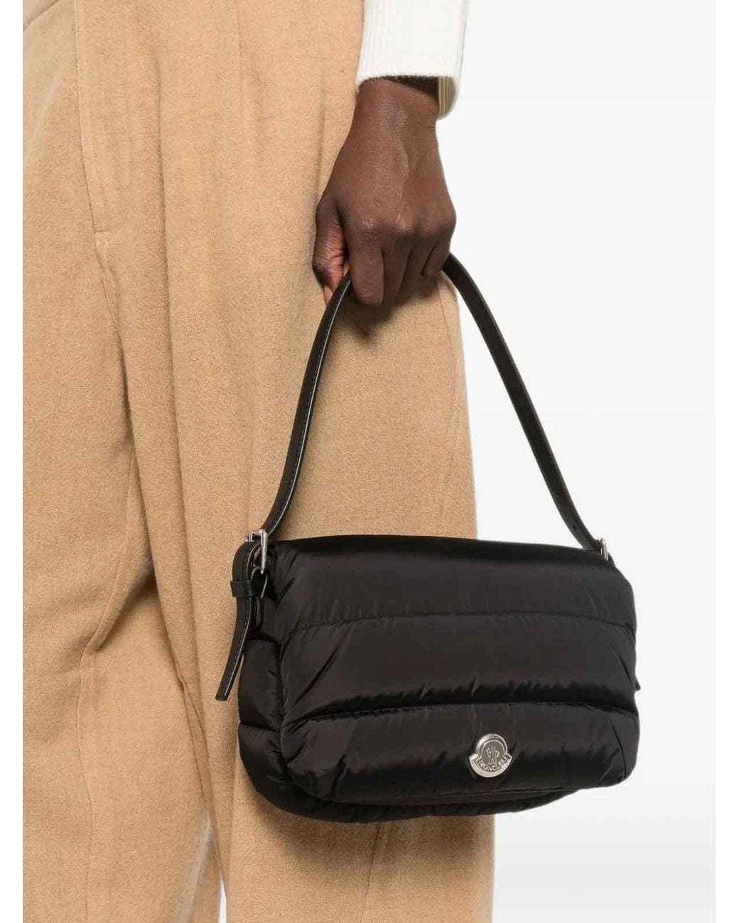 Moncler Black Caradoc Baguette Shoulder Shoulder Bag