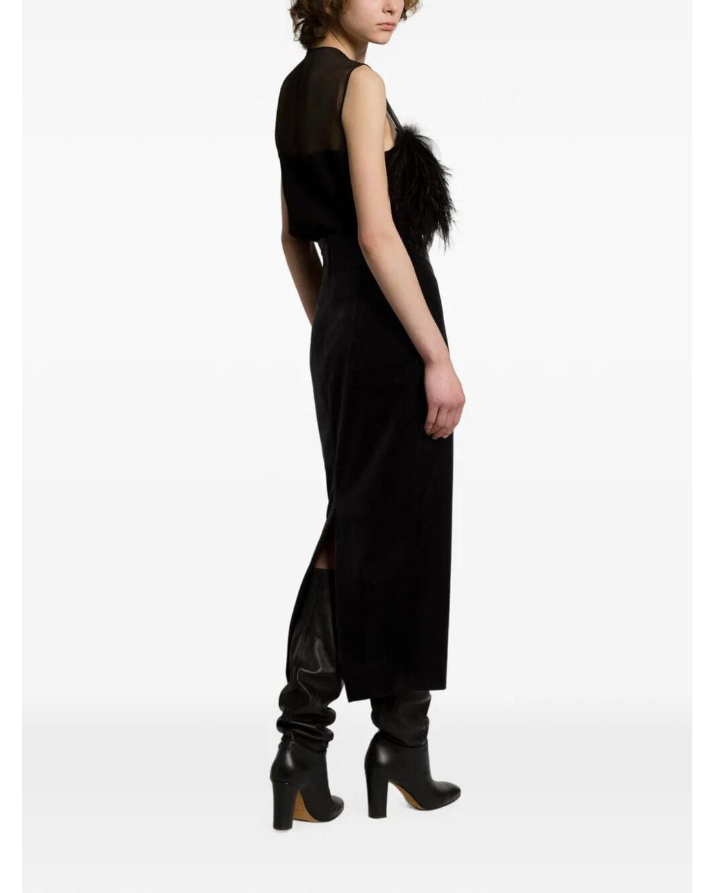 Alberta Ferretti Black Skirt