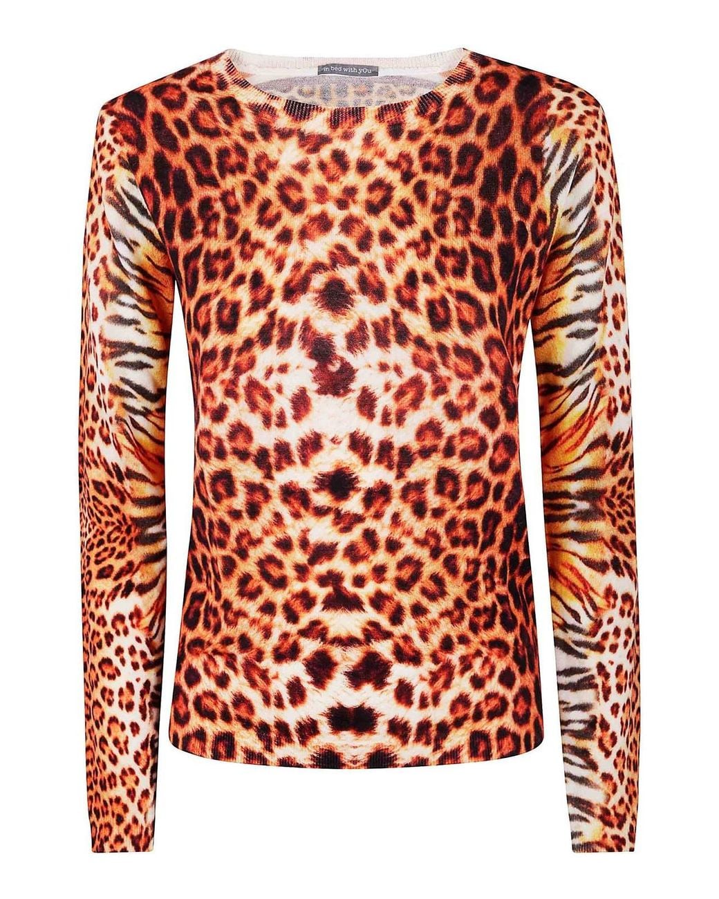 In bed with You Red Boatneck Printed Jumper