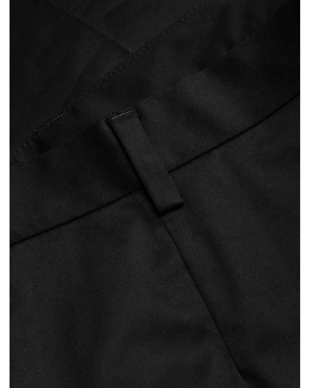 Dolce & Gabbana Black Straight Leg Trousers for men