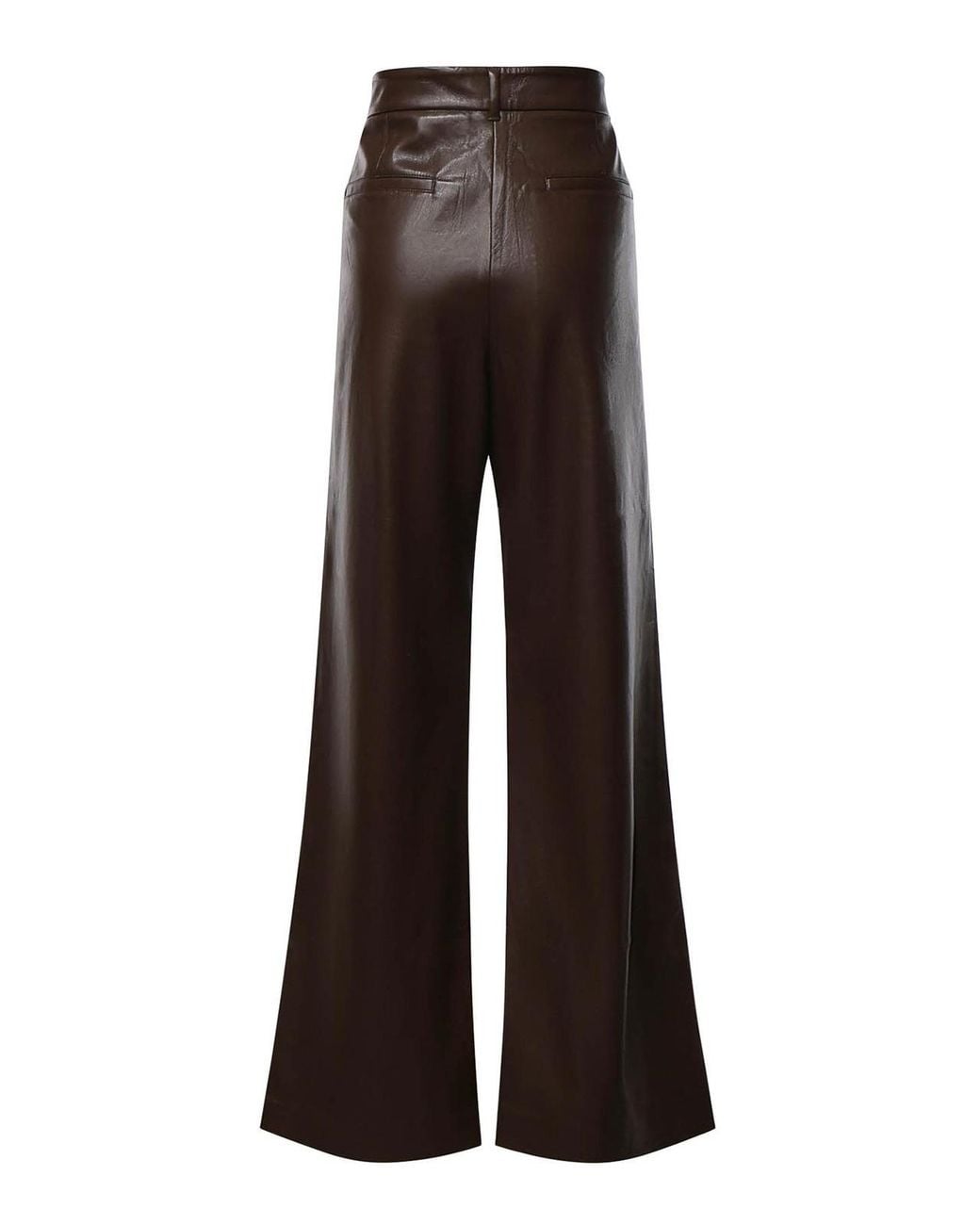 ANDAMANE Brown Sasha Wide-Leg Pants