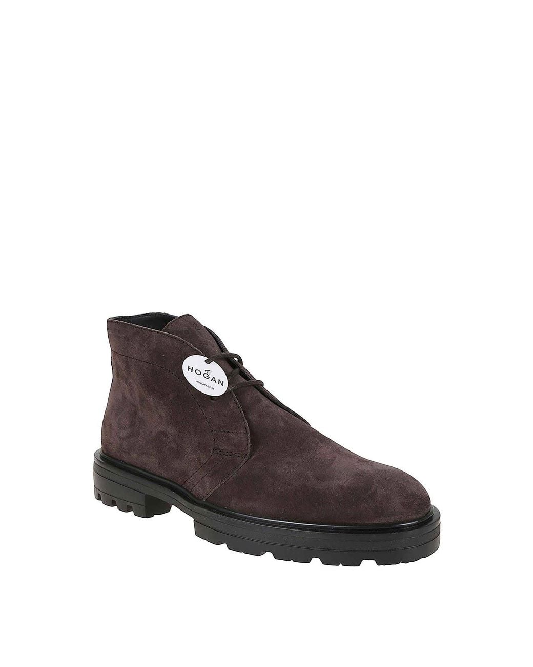 Hogan Brown H673 Allacciato 2 Fori for men