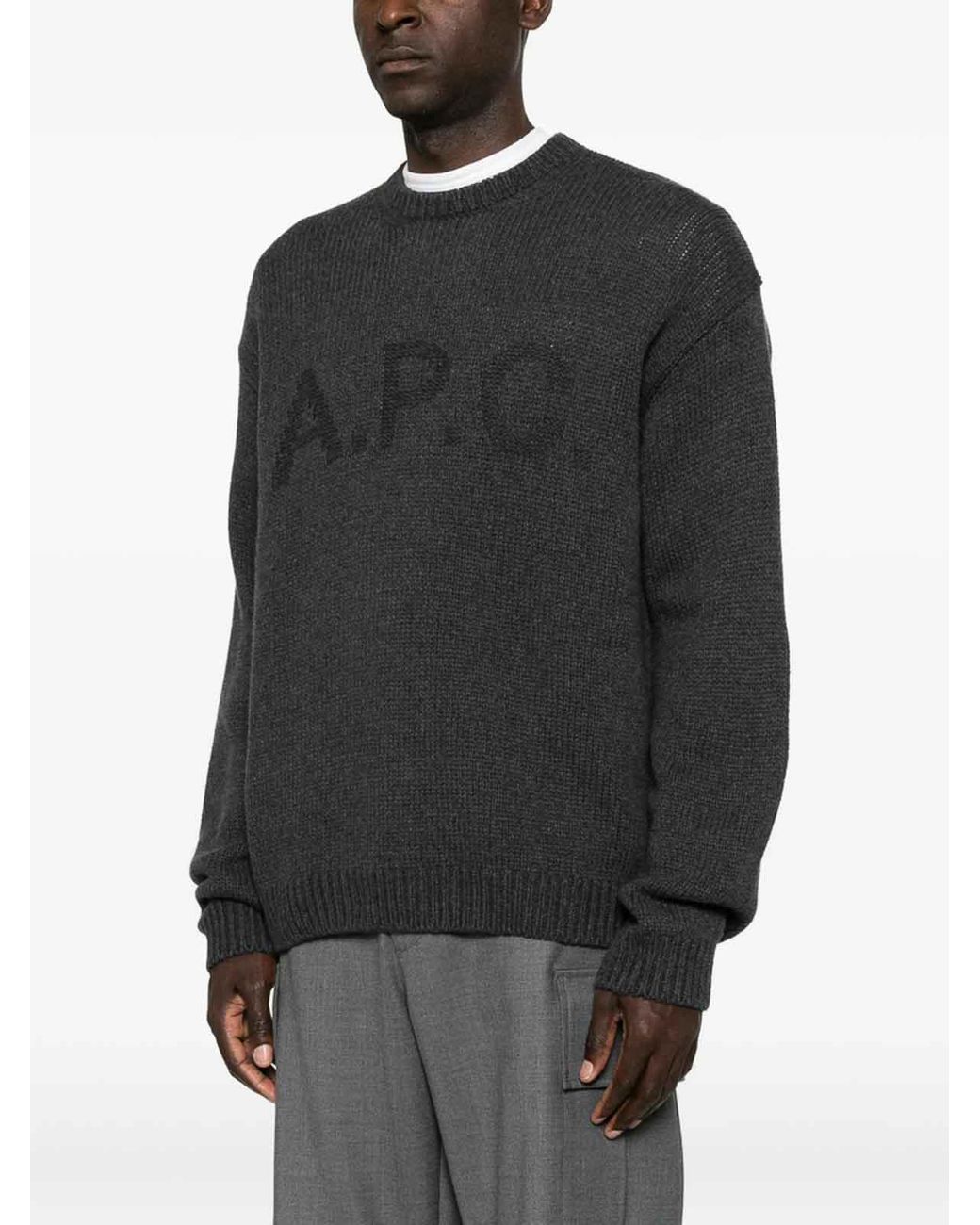 A.P.C. Black Sweater for men