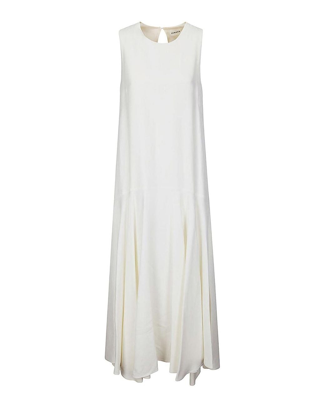 P.A.R.O.S.H. White Long Dress