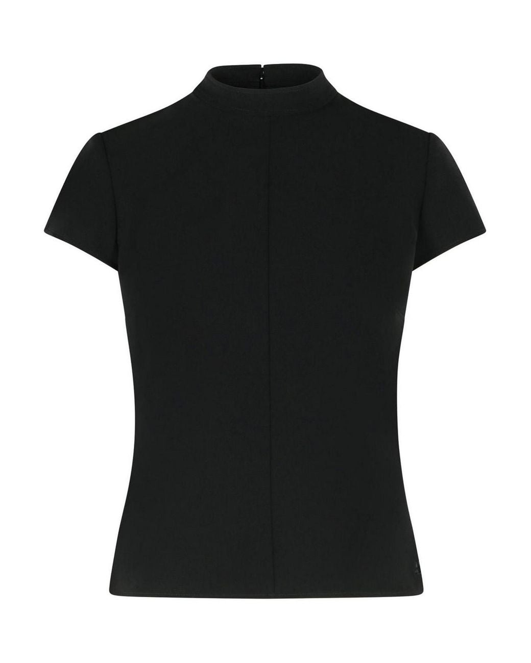 Courreges Black Heritage Polyester Blend T-Shirt