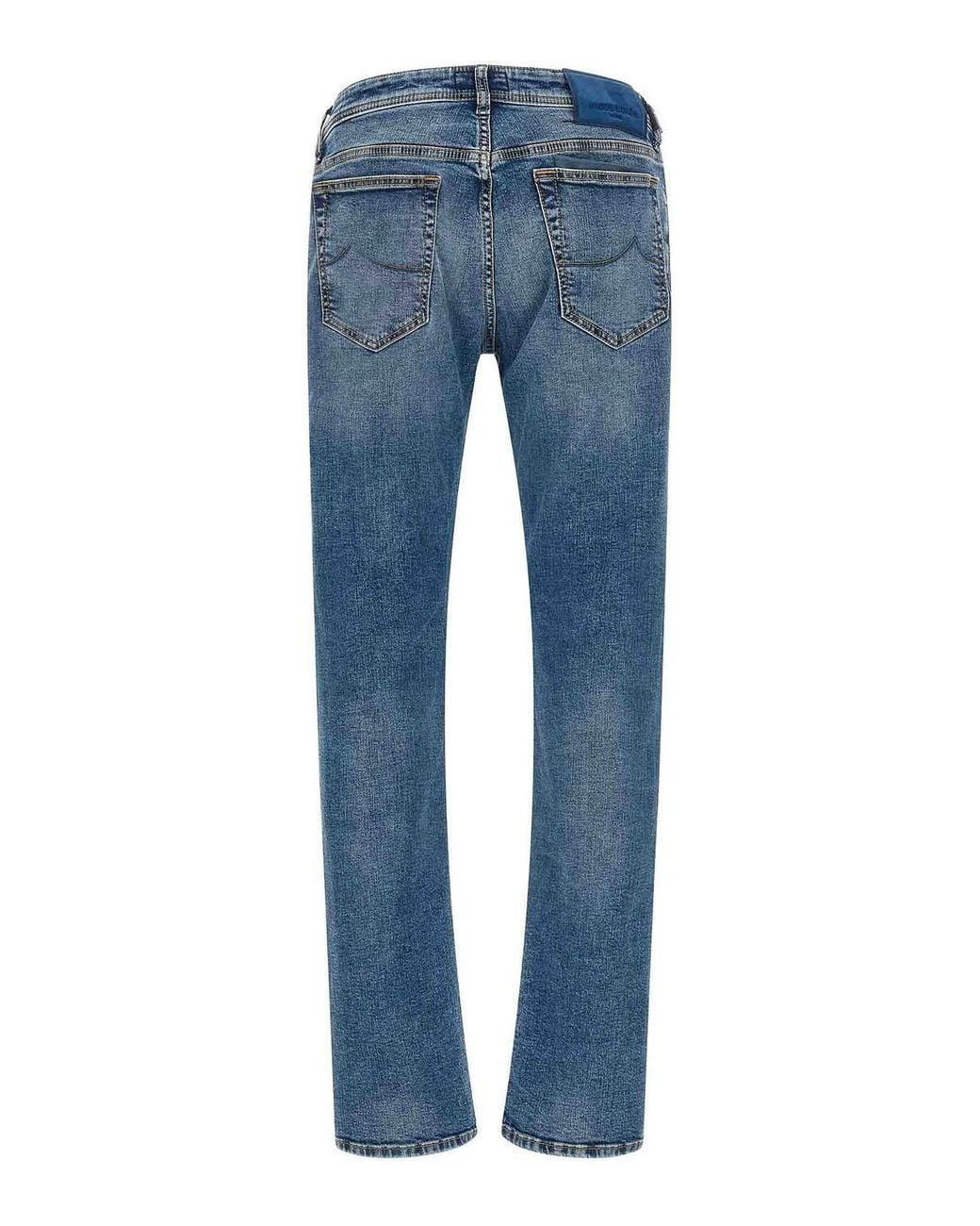 Jacob Cohen Blue Bard Cotton Jeans for men